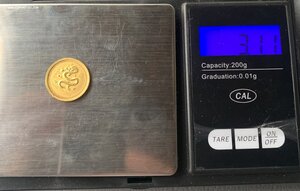 15 долларов 2000 год, золото 999 1/10 унция.