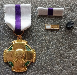 Медаль За боевые ранения фрачник+планка Филиппины