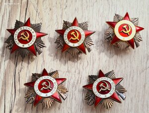 Пять ОВ 476000, 531000, 980000, 2293000, 5774000