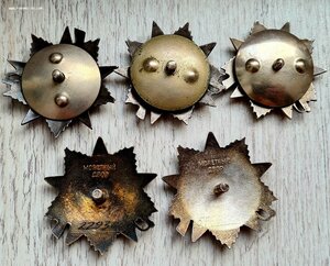 Пять ОВ 476000, 531000, 980000, 2293000, 5774000