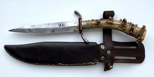 Кинжал с рукоятью из рога (косули?).