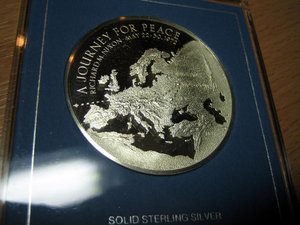 Полный комплект - серебрянная медаль Брежнев Никсон 1972 +