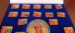 Набор знаков Олимпийской сборной Украины на олимпиаде 2012 г