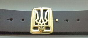 Ремень , новый с генеральской пряжкой , тризуб