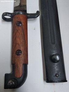 Штык обр.1914г. к карабину образца 1894/14, Швеция,складской