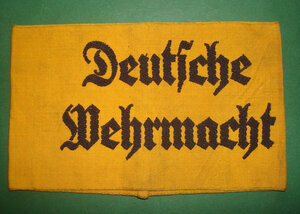 Нарукавная повязка "Deutsche Wehrmacht"