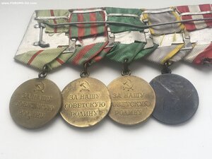 Часть комплекта на генерала БКЗ,БКЗ 2,медали,родные ленты.
