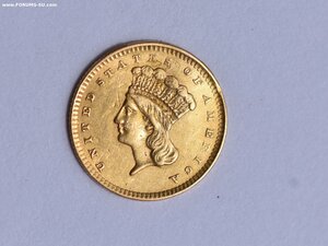 1 доллар США 1856 г.