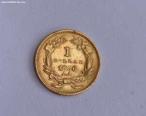 1 доллар США 1856 г.