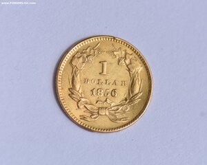 1 доллар США 1856 г.