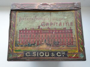 Коробка для печенья Капитан до Первой Мировой войны