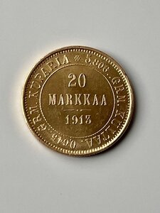 20 финских марок 1913 года