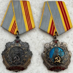 Трудовая слава 2 и 3 ст. На доках РФ Медведев на одного