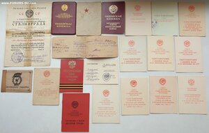 Большая группа артиллериста: ОВ 1 и 2 ст, КЗ, Отвага +++