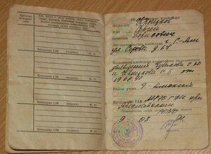 Технический паспорт мотоцикла Восход 3М  1985 г.