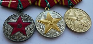 Комплект медалей МВД