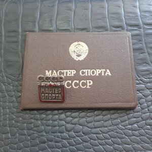 Мастер спорта СССР на доке