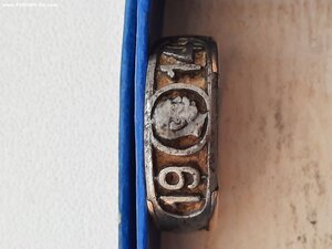 кольцо 1914 год с Кайзером