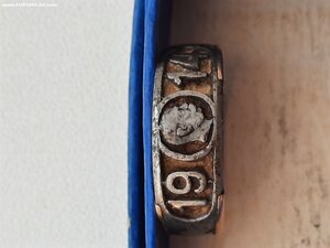 кольцо 1914 год с Кайзером