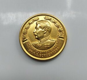 Золотая медаль " За отличное окончание академии ВВА