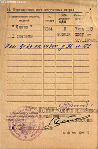 Слава 1 ст. №З*** Перенаграждение. Вариант 2