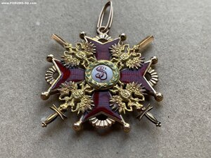 Станислав 2ст, АК, мечи, период 1882-99