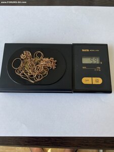 3 цепочки и один браслетик,золото 585 пробы