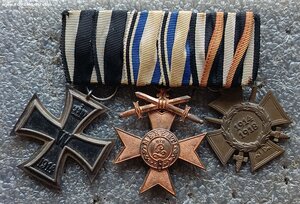 Наградная колодка ПМВ Германия