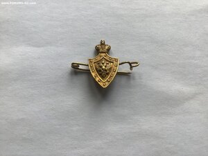 Знак Императорского человеколюбивого общества в золоте с док