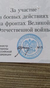 Знак.  (ФРОНТОВИК)