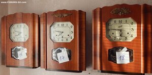 Четвертные Настенные часы ОЧЗ.№18.с боем.на ходу.Обслужены.