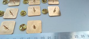 Набор официальных знаков НОК УКРАИНА, 11 штук, Ванкувер 2010