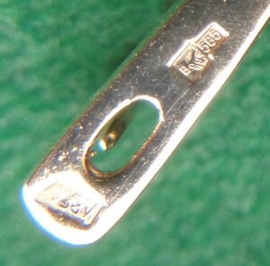 Серёжки с бриллиантами 585 проба