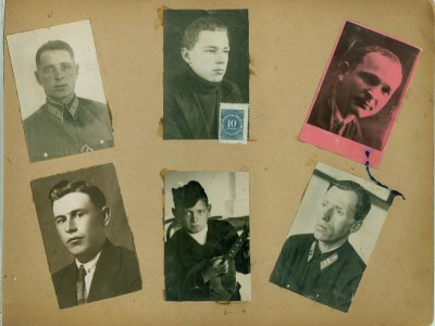 Много фото красноармейцев из альбома.