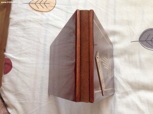 Блокнот для бумаг, Олимпиада 1980, дерево , лак