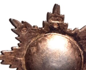 Знак Общества попечения об увечных воинах, калеках и брош.де