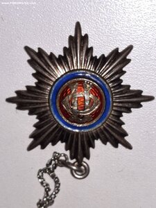 Знак Общества попечения об увечных воинах, калеках и брош.де