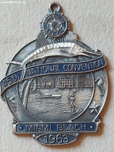 Медаль-Жетон Miami Beach 1963.