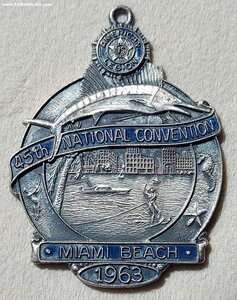 Медаль-Жетон Miami Beach 1963.