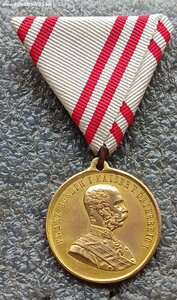 Медаль 40 лет правления Франца Иосифа Австро-Венгрия