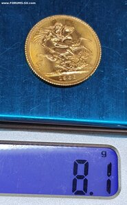 Соверен 1966 золото