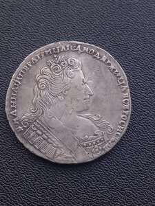 1 рубль 1738 Анна Ивановна