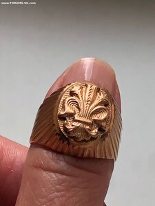 Перстень мужской золото 583