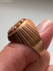 Перстень мужской золото 583