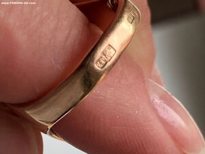 Кольцо золотое 583 пробы