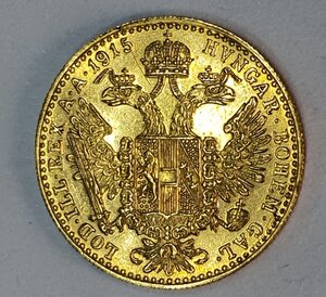 1 дукат 1915 Австро-Венгрия золото