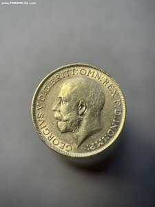 Соверен, Георг V, в полном штемпельном блеске.