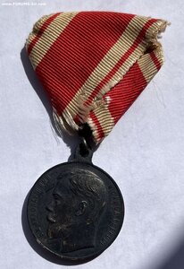 Медаль за Усеридие 28мм на колодке. Родной сбор