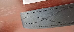 Ремень с  адмиральской пряжкой, чёрный ВМФ Украины