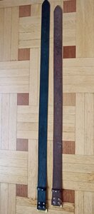 Ремень с генеральской, чёрный ВМФ, коричневый общевойсковой